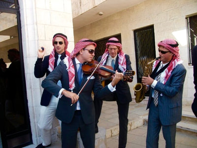 Playing in Amman, Jordan.